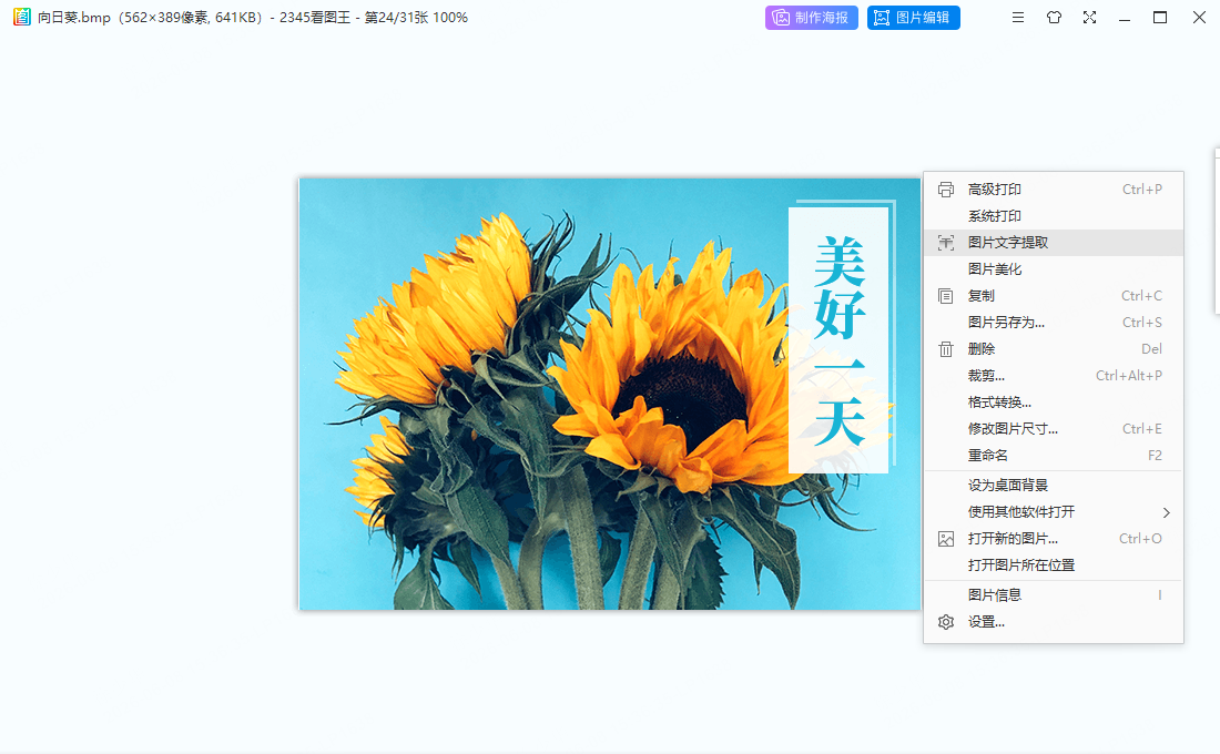步骤1：OCR图片文字提取教程示意