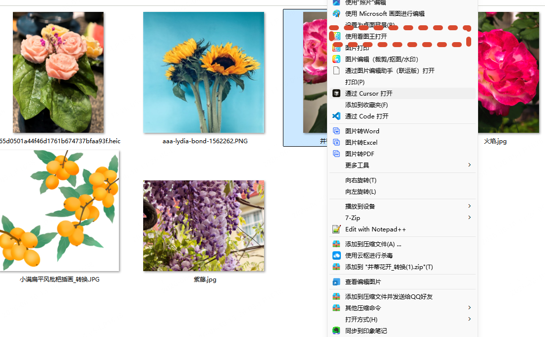 步骤1：图片查看教程示意